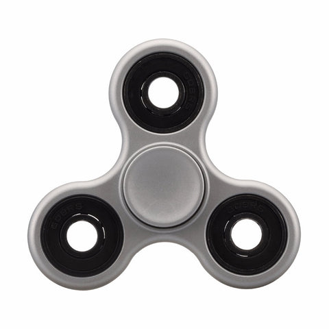 Silver Matte Black Bearing Spinner