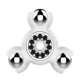 White Tri Bearing Spinner