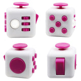 Pink White Fidget Cube