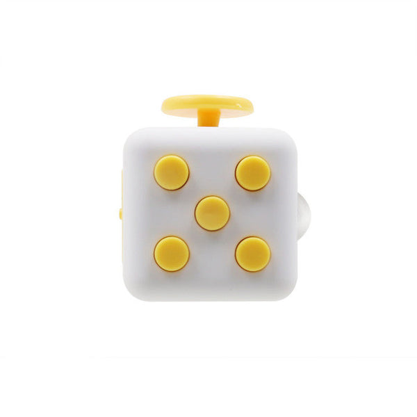 Yellow Fidget Cube