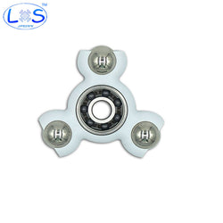 White Tri Bearing Spinner