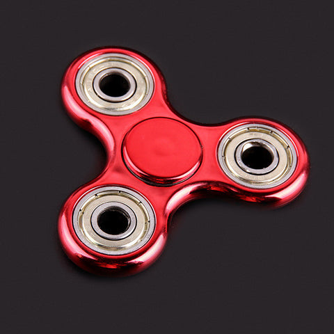 Red Chrome Metal Spinner