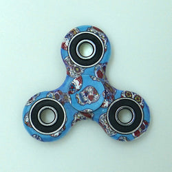 Blue Skull Spinner