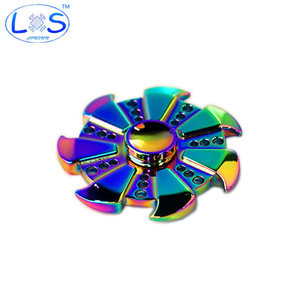 Rainbow Heptagon Spinner