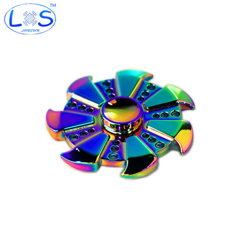 Rainbow Heptagon Spinner